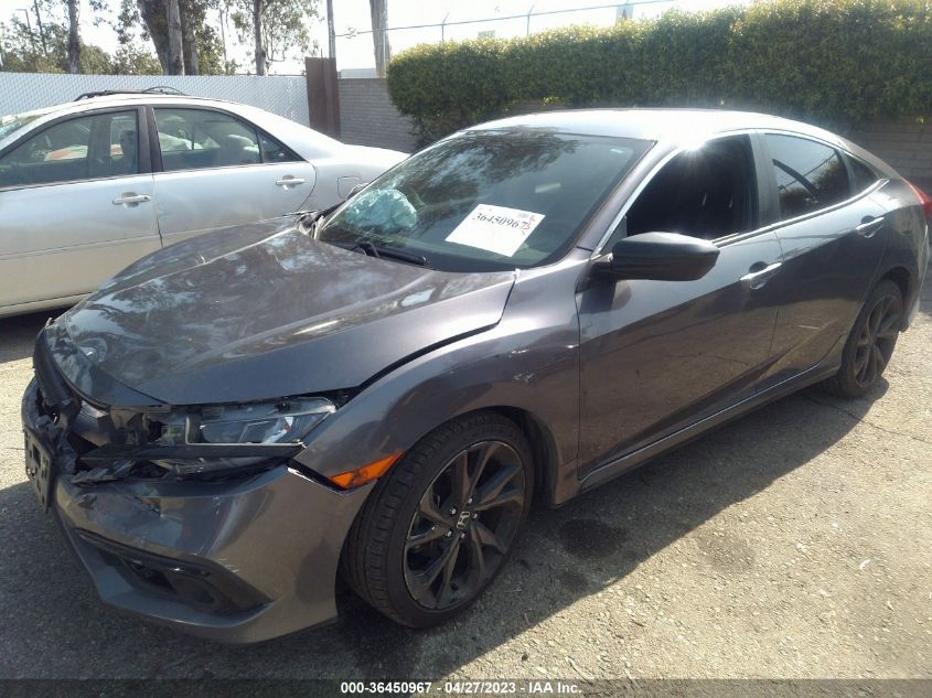 2020 HONDA CIVIC SEDAN SPORT - 19XFC2F83LE214678