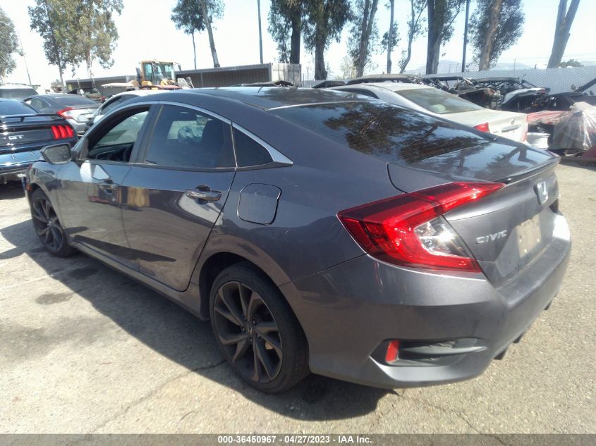 2020 HONDA CIVIC SEDAN SPORT - 19XFC2F83LE214678