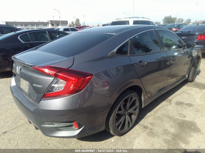 2020 HONDA CIVIC SEDAN SPORT - 19XFC2F83LE214678