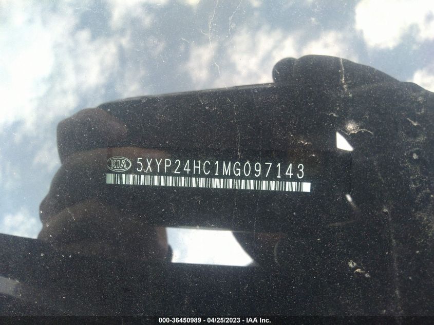 2021 KIA TELLURIDE LX - 5XYP24HC1MG097143