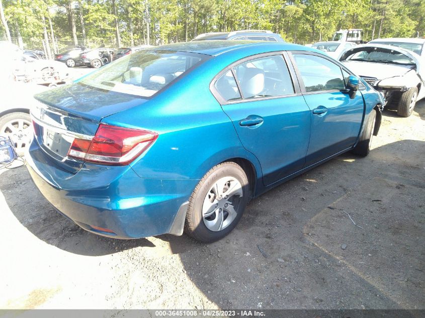 2014 HONDA CIVIC SEDAN LX - 2HGFB2F59EH529549