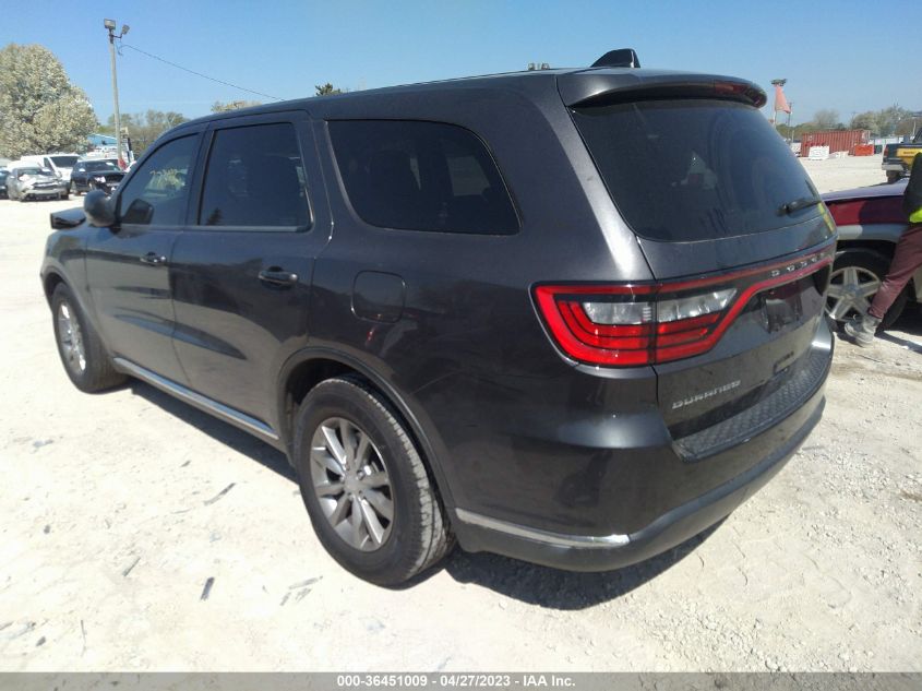 2017 DODGE DURANGO SXT - 1C4RDHAG0HC917620