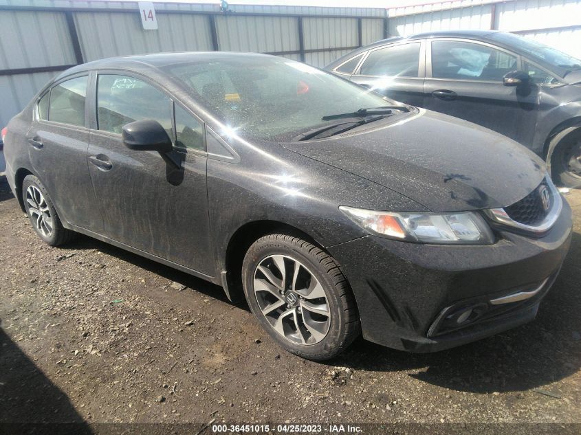 2013 HONDA CIVIC SDN EX-L - 19XFB2F98DE233921