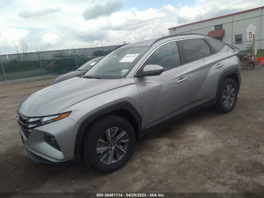 2022 HYUNDAI TUCSON HYBRID BLUE KM8JBCA12NU079397