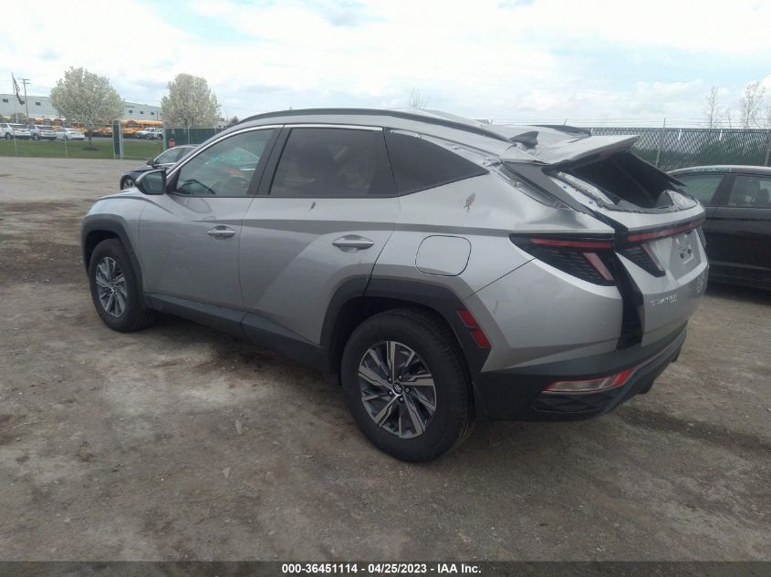 2022 HYUNDAI TUCSON HYBRID BLUE KM8JBCA12NU079397