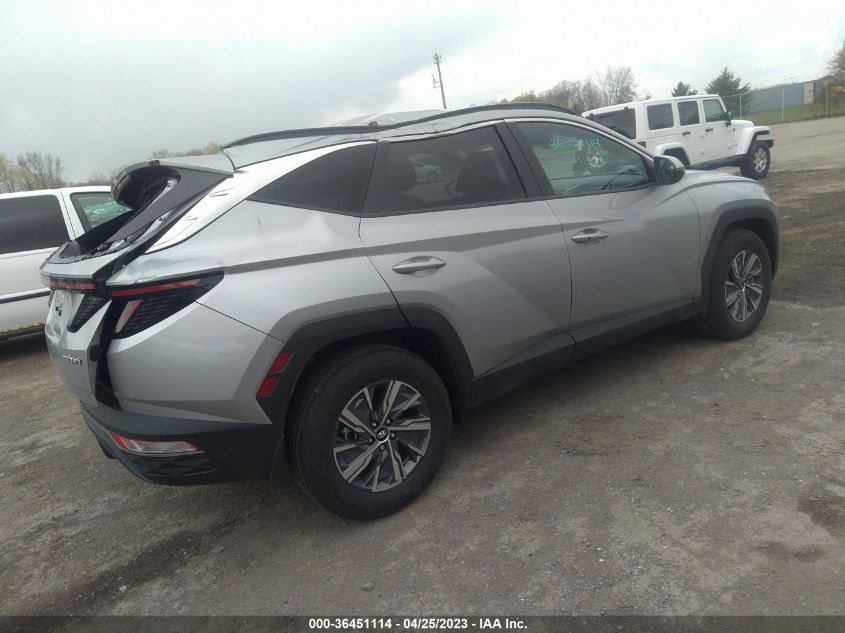 2022 HYUNDAI TUCSON HYBRID BLUE KM8JBCA12NU079397