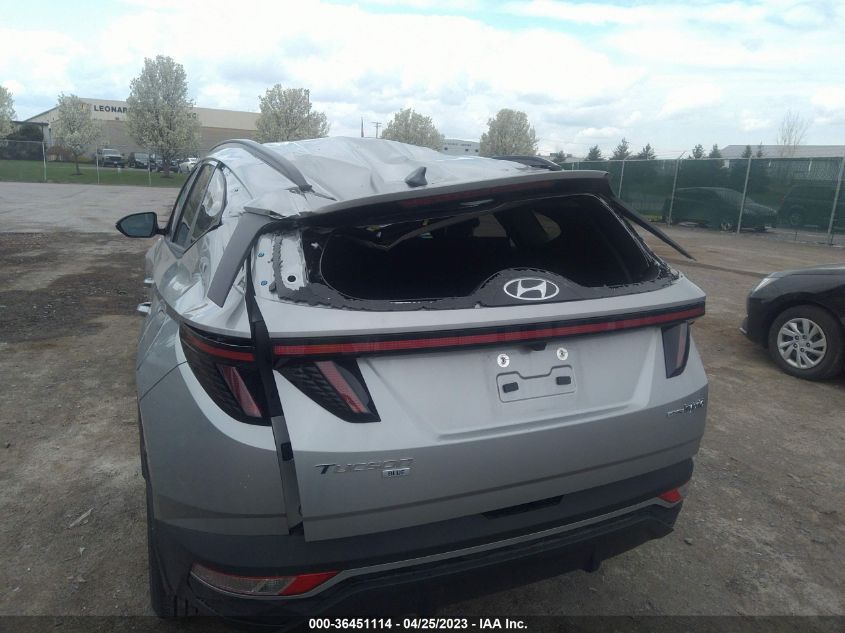 2022 HYUNDAI TUCSON HYBRID BLUE KM8JBCA12NU079397