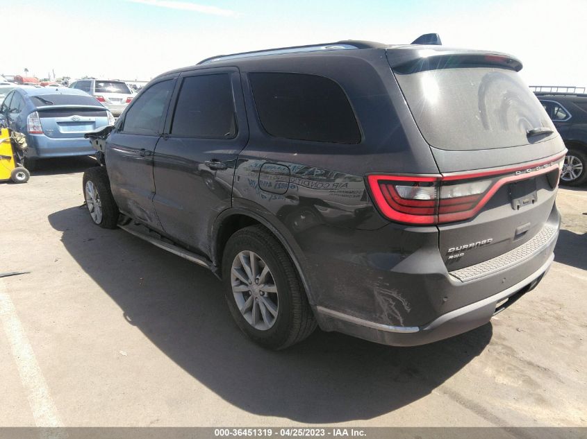 2016 DODGE DURANGO SXT - 1C4RDJAG9GC309391