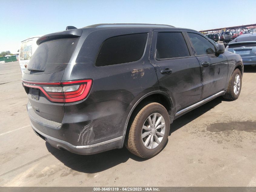 2016 DODGE DURANGO SXT - 1C4RDJAG9GC309391