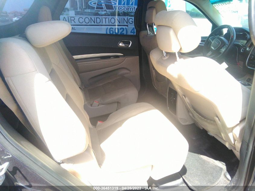 2016 DODGE DURANGO SXT - 1C4RDJAG9GC309391