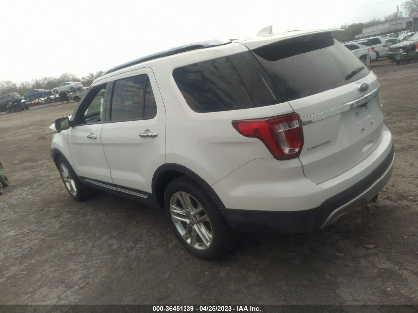 2017 FORD EXPLORER LIMITED - 1FM5K8F89HGE10015