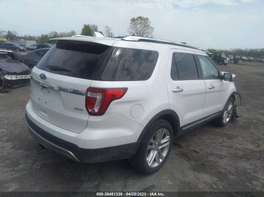 2017 FORD EXPLORER LIMITED - 1FM5K8F89HGE10015