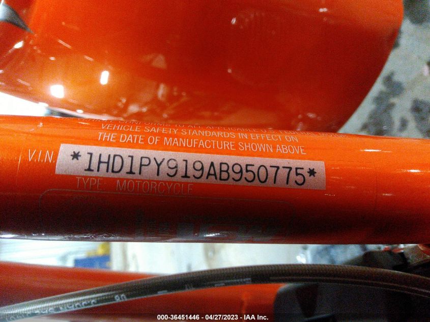 2010 HARLEY-DAVIDSON FLSTSE - 1HD1PY919AB950775