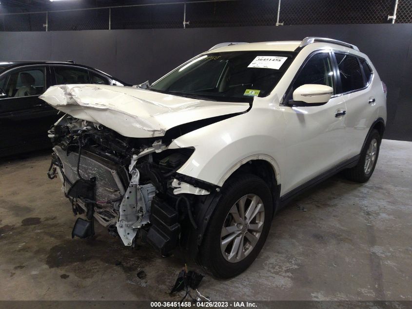 2016 NISSAN ROGUE SV - KNMAT2MV4GP626567