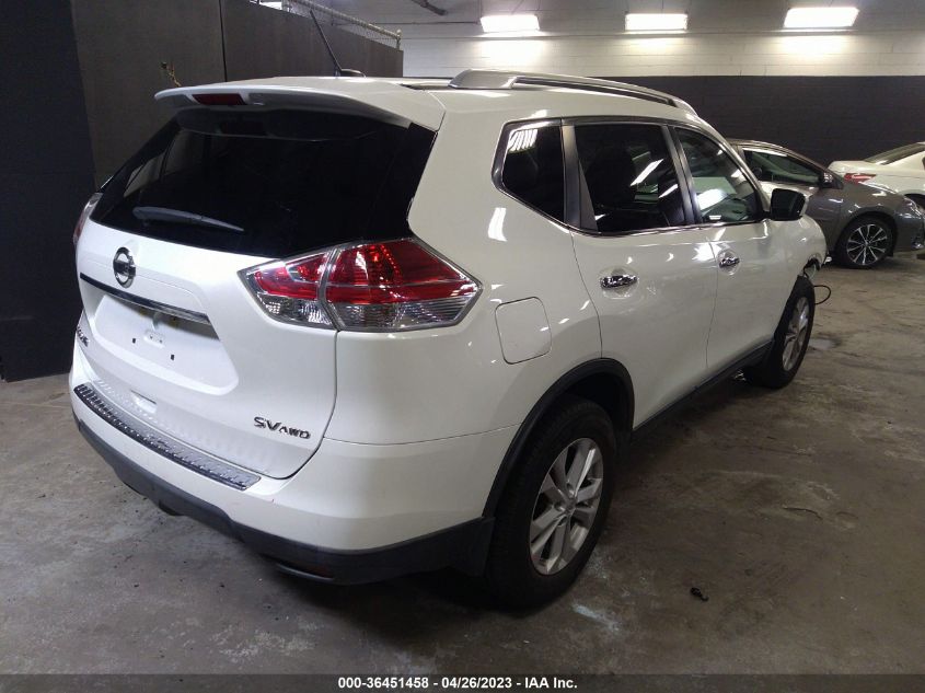2016 NISSAN ROGUE SV - KNMAT2MV4GP626567
