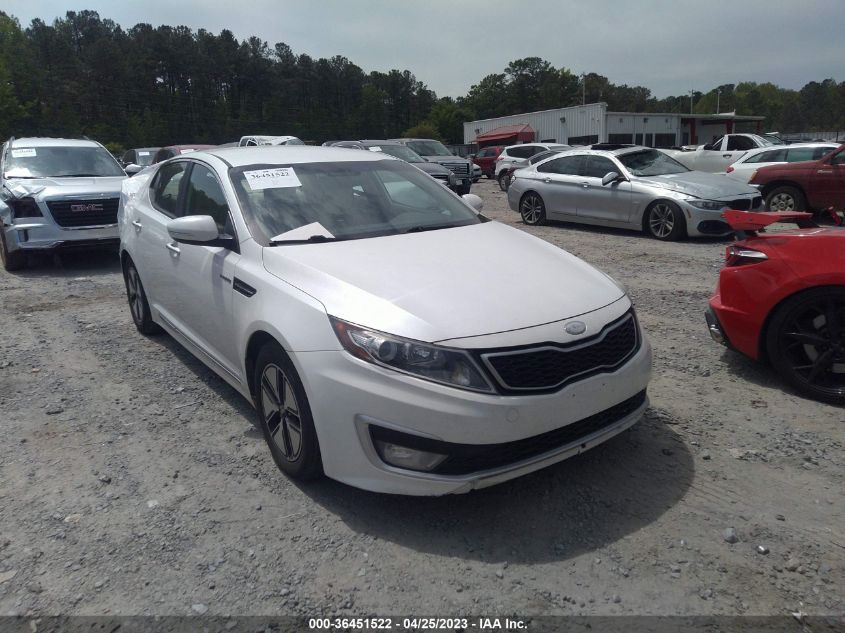 2013 KIA OPTIMA HYBRID LX - KNAGM4AD3D5039358