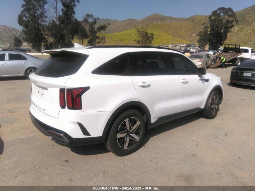 2022 KIA SORENTO S - 5XYRL4LC0NG097603