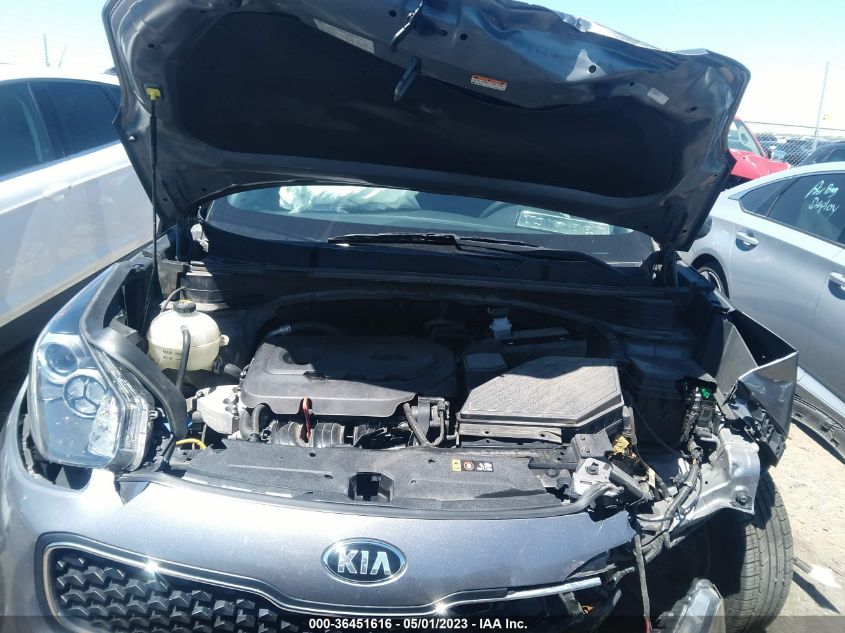 2019 KIA SPORTAGE LX - KNDPM3AC9K7538008