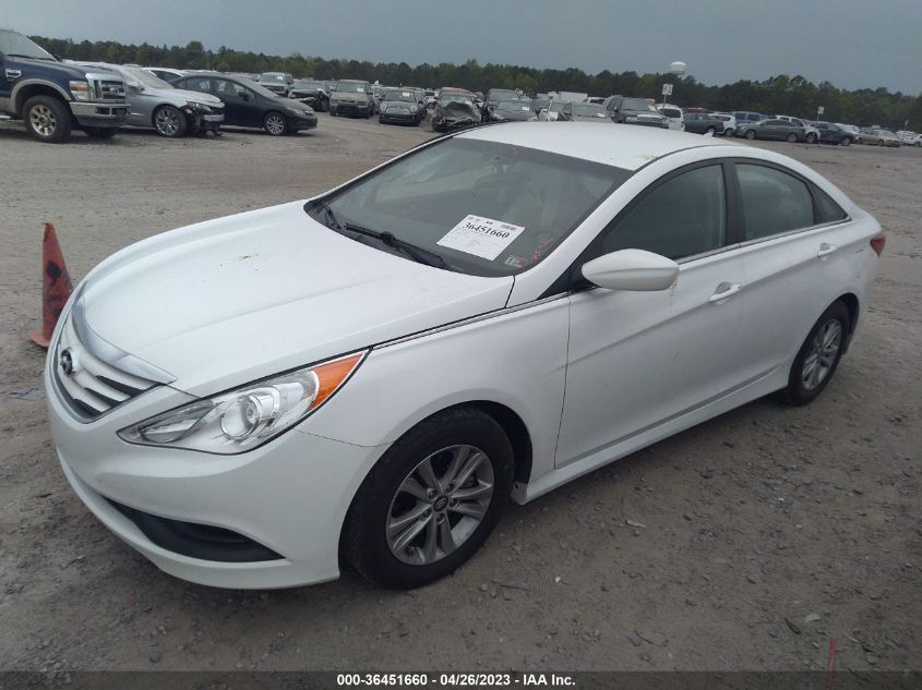 2014 HYUNDAI SONATA GLS - 5NPEB4AC3EH867581