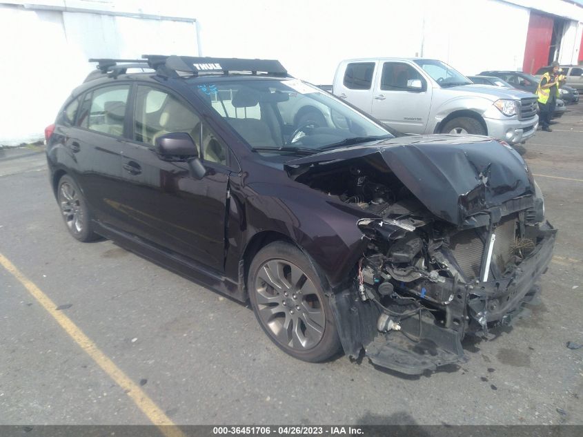 2013 SUBARU IMPREZA WAGON 2.0I SPORT PREMIUM - JF1GPAL67D2865158