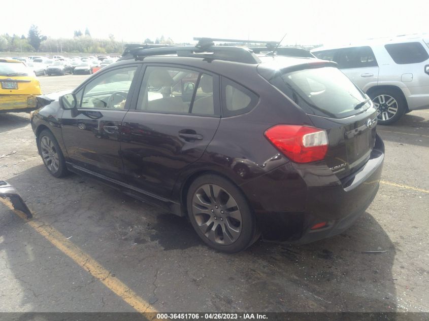 2013 SUBARU IMPREZA WAGON 2.0I SPORT PREMIUM - JF1GPAL67D2865158