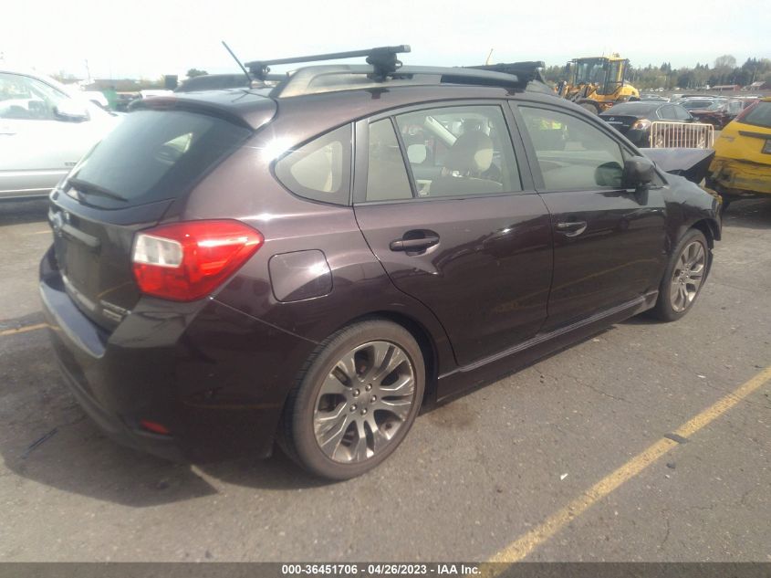 2013 SUBARU IMPREZA WAGON 2.0I SPORT PREMIUM - JF1GPAL67D2865158
