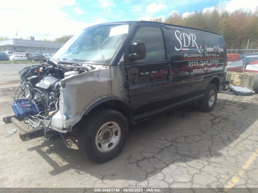 2015 CHEVROLET EXPRESS CARGO VAN - 1GCWGFCF3F1112853