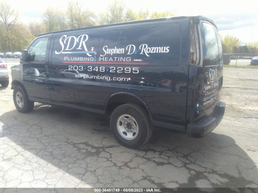 2015 CHEVROLET EXPRESS CARGO VAN - 1GCWGFCF3F1112853