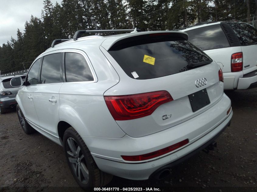 2013 AUDI Q7 3.0T PREMIUM PLUS - WA1LGAFEXDD011257