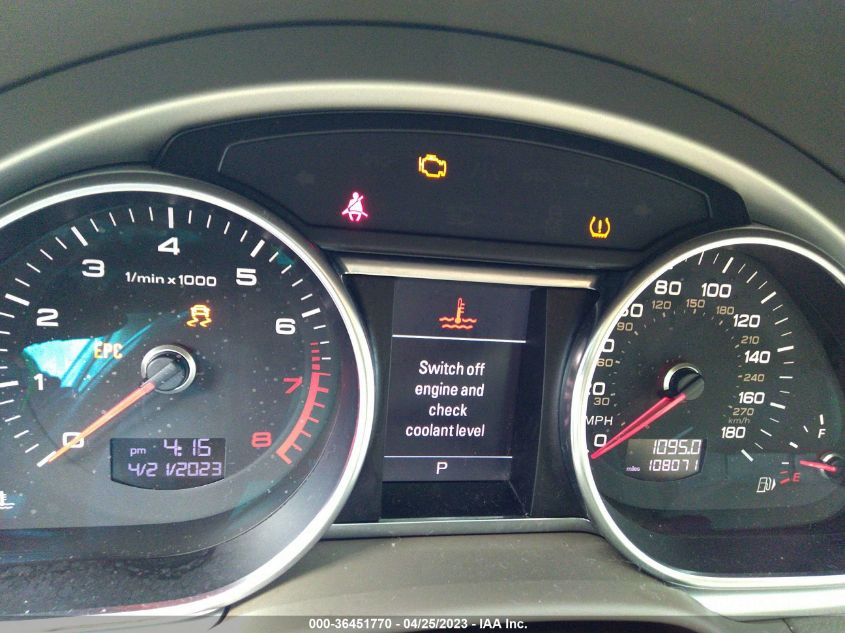 2013 AUDI Q7 3.0T PREMIUM PLUS - WA1LGAFEXDD011257
