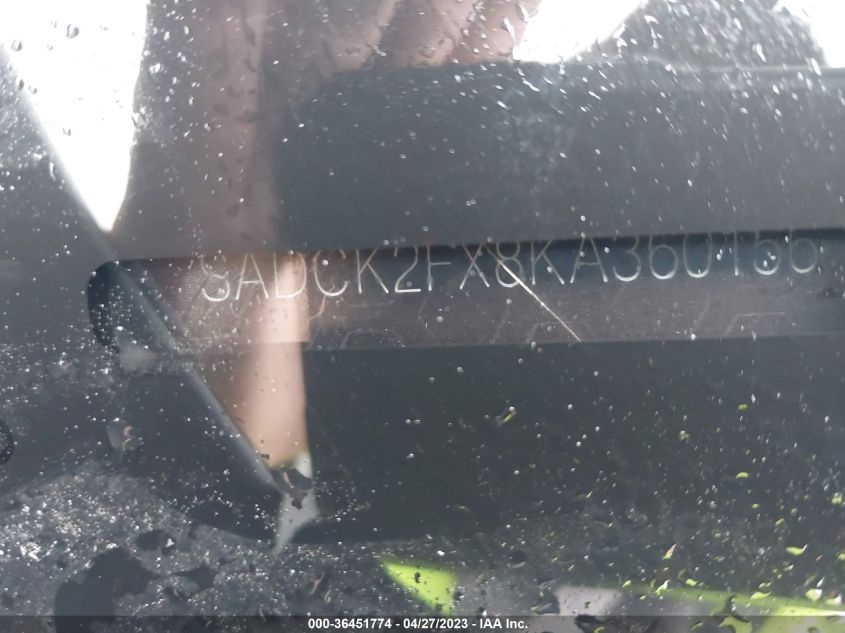 2019 JAGUAR F-PACE 25T PRESTIGE - SADCK2FX8KA360156