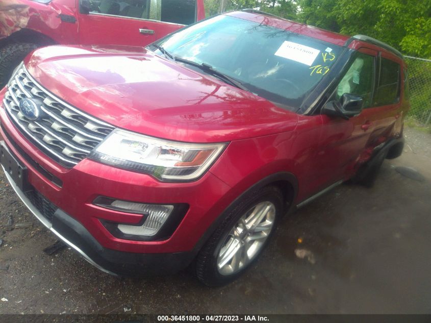 2017 FORD EXPLORER XLT - 1FM5K8D87HGD00518