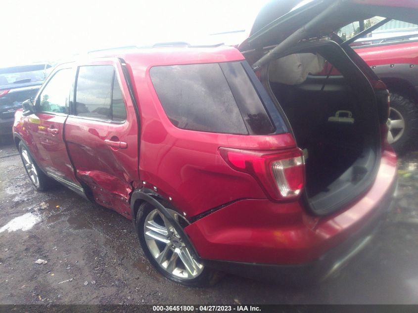 2017 FORD EXPLORER XLT - 1FM5K8D87HGD00518