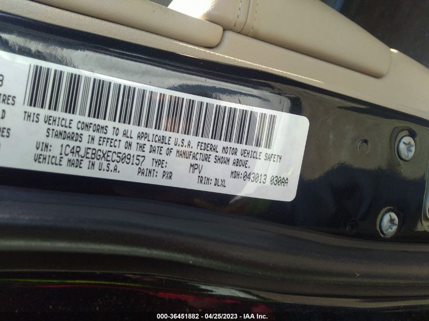 2014 JEEP GRAND CHEROKEE LIMITED - 1C4RJEBGXEC509157