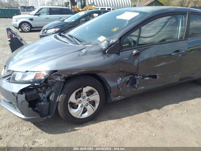 2013 HONDA CIVIC SDN LX - 19XFB2F52DE240912