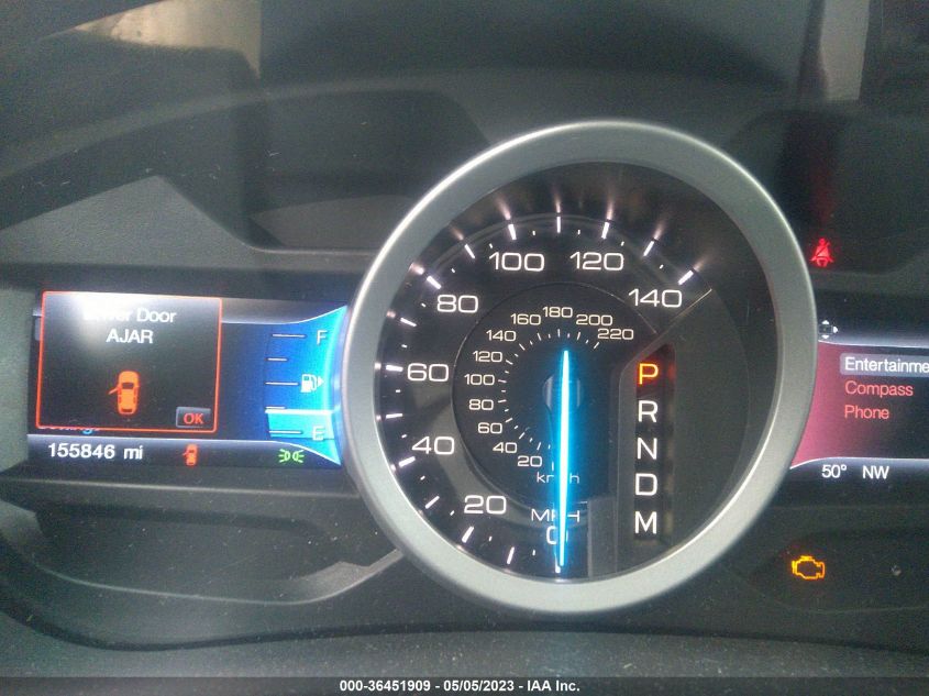2014 FORD EXPLORER LIMITED - 1FM5K8F86EGC43317