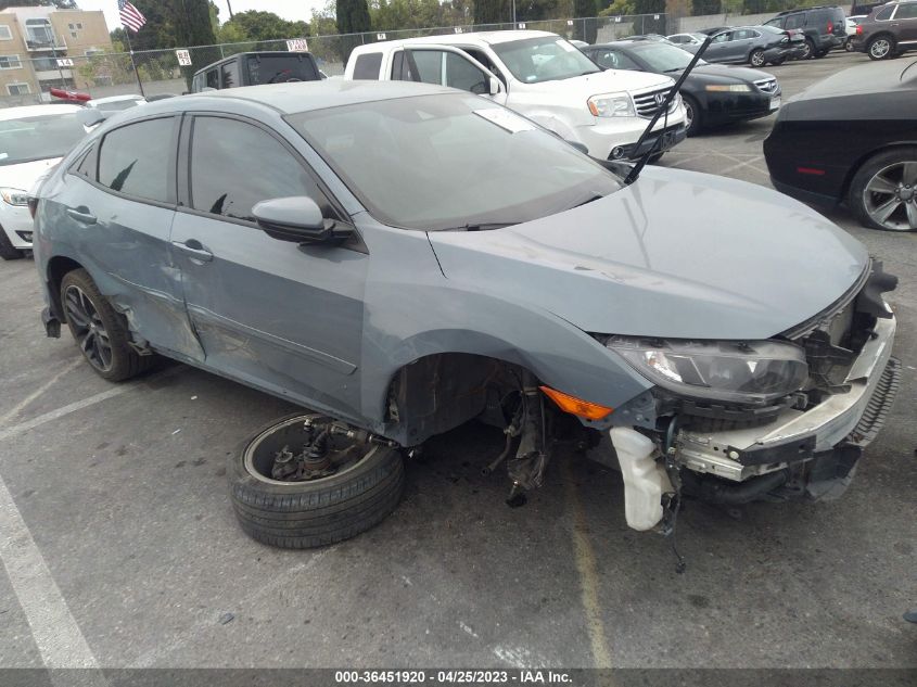 2020 HONDA CIVIC HATCHBACK SPORT - SHHFK7H46LU208392