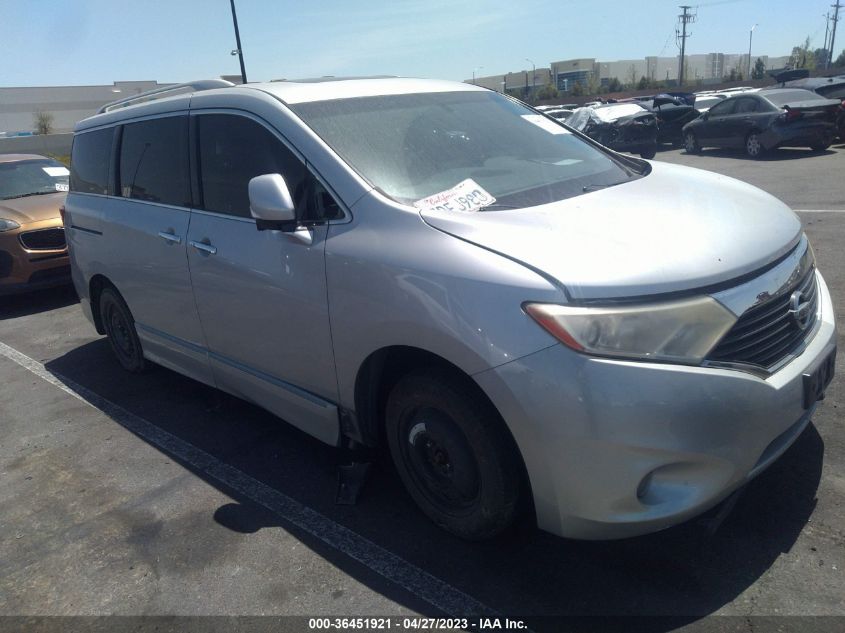 2013 NISSAN QUEST LE - JN8AE2KP3D9060324
