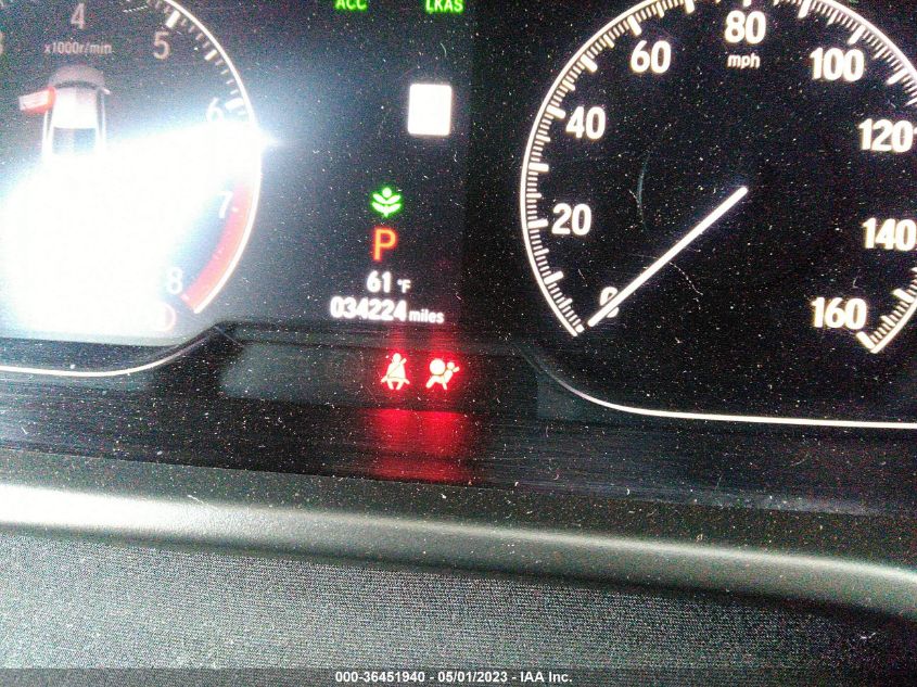 2020 HONDA ACCORD SEDAN SPORT - 1HGCV1F36LA125803