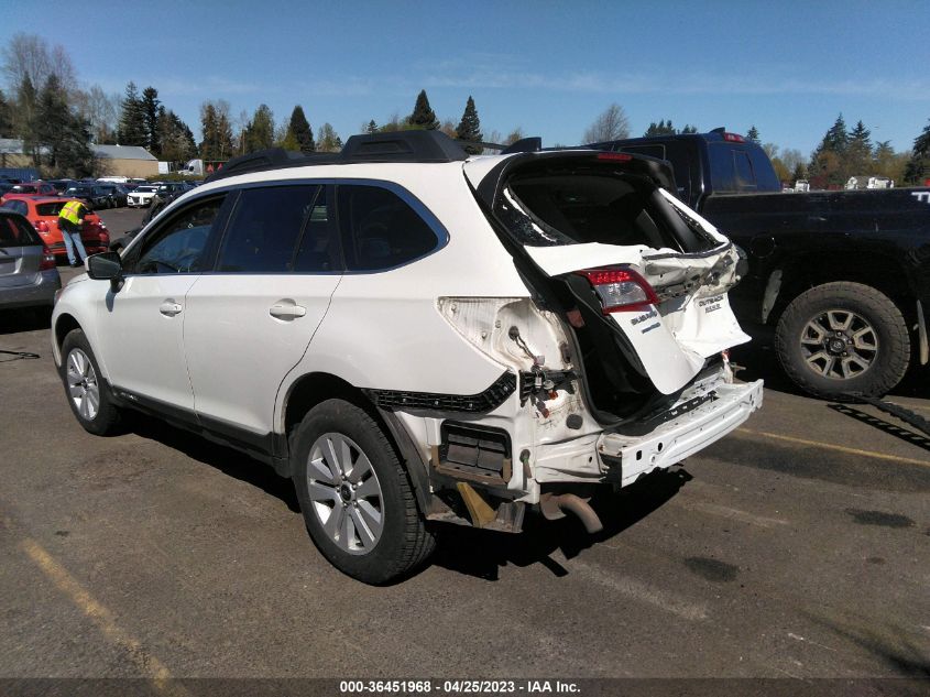 2016 SUBARU OUTBACK 2.5I PREMIUM - 4S4BSAEC4G3285527
