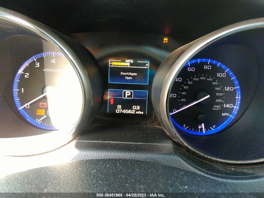 2016 SUBARU OUTBACK 2.5I PREMIUM - 4S4BSAEC4G3285527