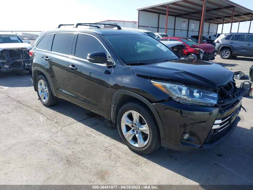 2017 TOYOTA HIGHLANDER LIMITED - 5TDDZRFH1HS370570