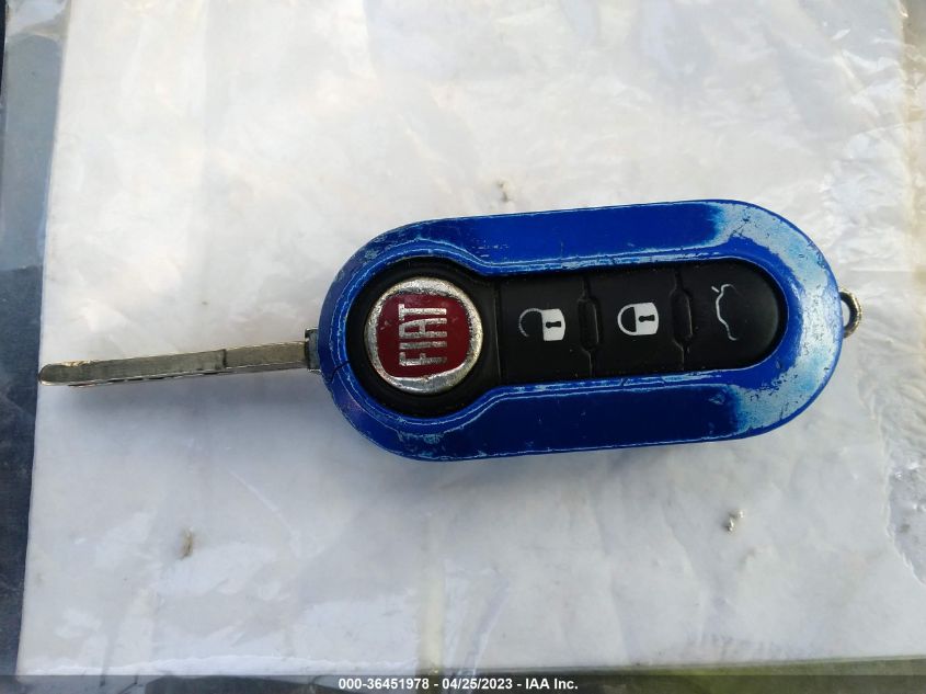 2013 FIAT 500 POP 3C3CFFAR7DT514355