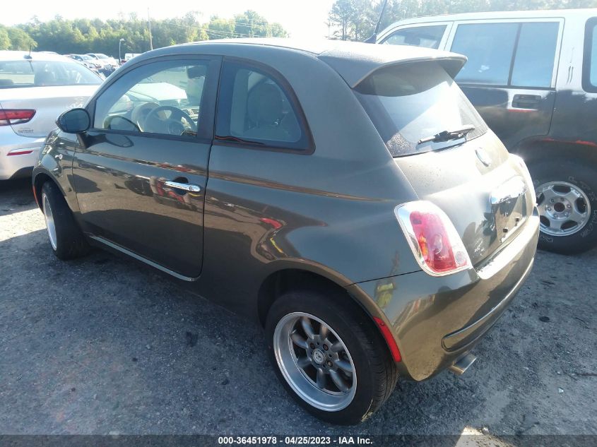 2013 FIAT 500 POP 3C3CFFAR7DT514355