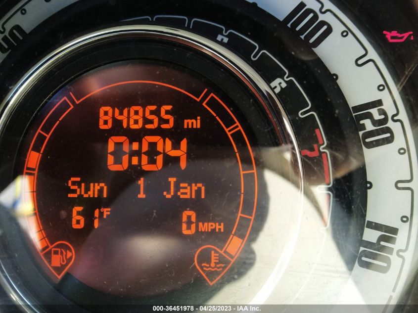 2013 FIAT 500 POP 3C3CFFAR7DT514355