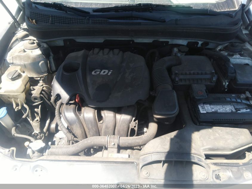 2013 HYUNDAI SONATA GLS PZEV - 5NPEB4AC1DH678152