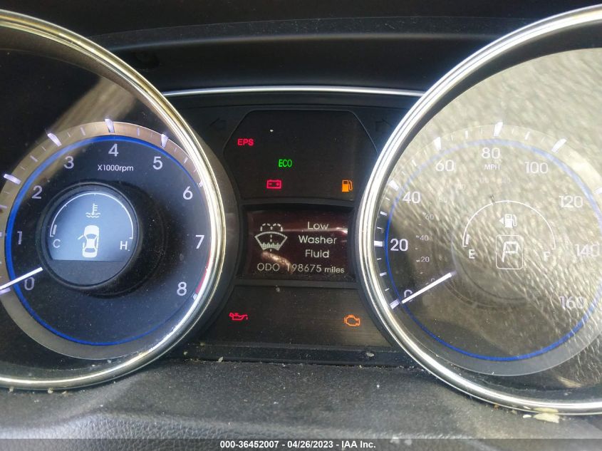 2013 HYUNDAI SONATA GLS PZEV - 5NPEB4AC1DH678152