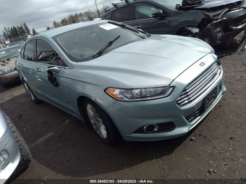 2014 FORD FUSION ENERGI SE LUXURY - 3FA6P0PU6ER357923