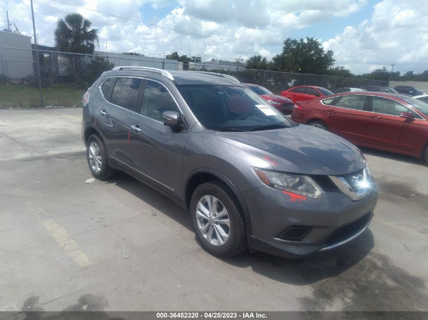 2015 NISSAN ROGUE SV/SL/S - KNMAT2MT3FP540373