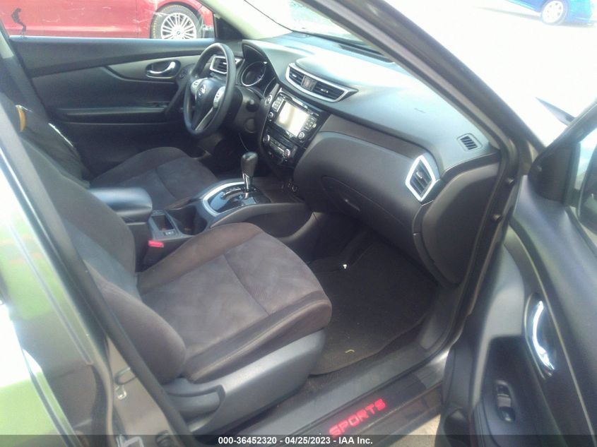 2015 NISSAN ROGUE SV/SL/S - KNMAT2MT3FP540373